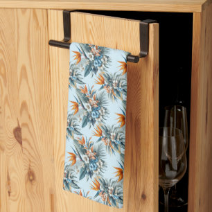 Serviette de cuisine Fleur d'oiseau de paradis tro