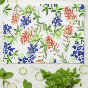 Serviette de cuisine fleur sauvage