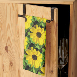 Serviette de cuisine florale de Black Eyed Susan