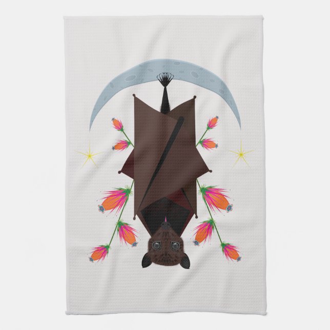 Serviette de cuisine Fox volant (Vertical)