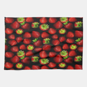 Serviette de cuisine/fraises