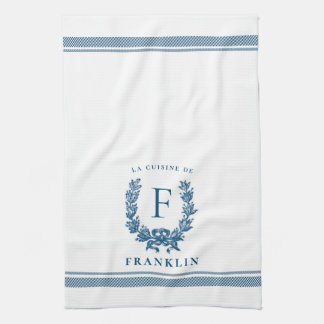 Serviette de cuisine française personnalisée