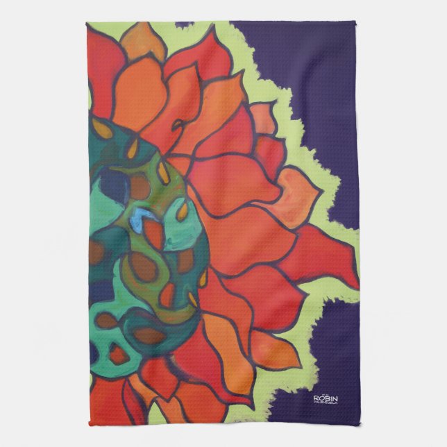 Serviette de cuisine "Garden Queen I" (Vertical)