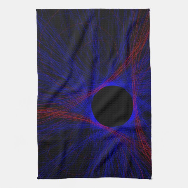 Serviette de cuisine géométrique triangulaire acce (Vertical)