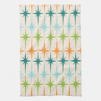 Serviette de cuisine géométrique vintage de