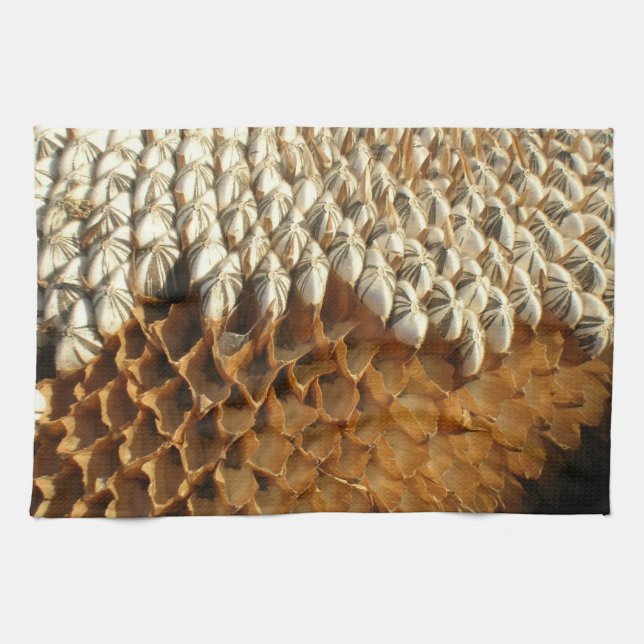 Serviette de cuisine - Graines de tournesol (Horizontal)