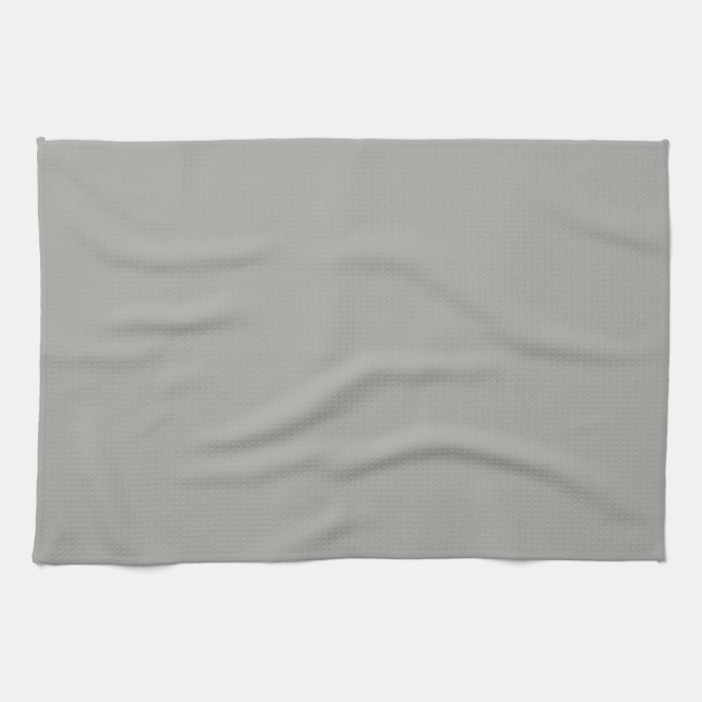 Serviette de cuisine gris clair solide (Horizontal)