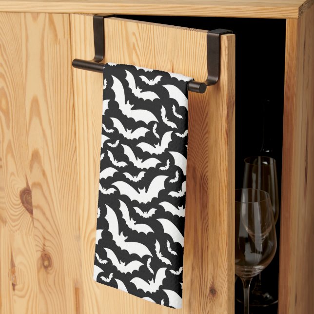 Serviette de cuisine Halloween (Pliage en tiers)