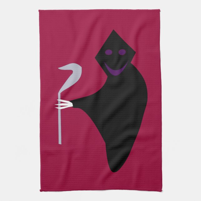 Serviette de cuisine Halloween Reaper Grim (Vertical)