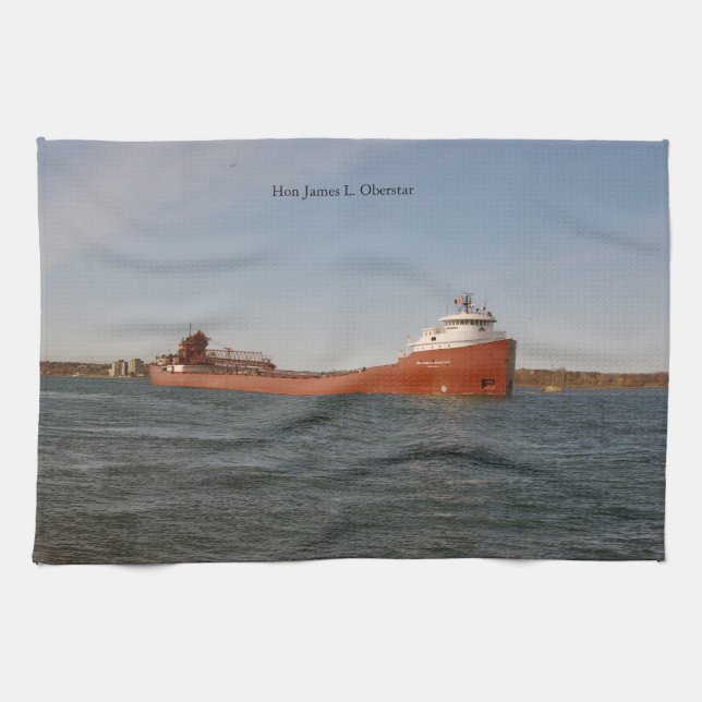 Serviette de cuisine Hon James L. Oberstar (Horizontal)
