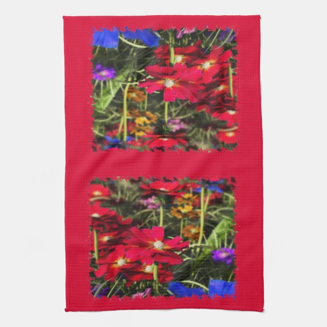 Serviette de cuisine Iridescente Spring (Vertical)
