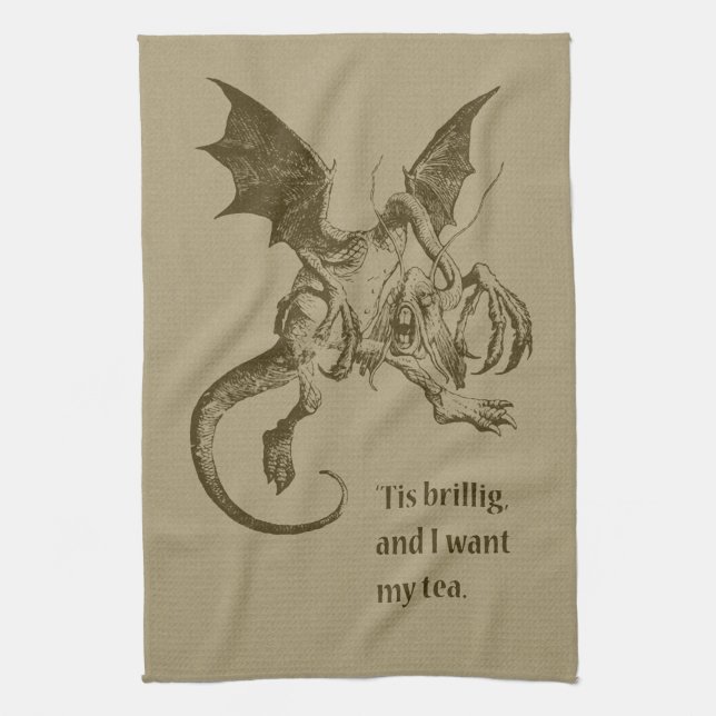 Serviette de cuisine Jabberwock (Vertical)