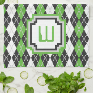 Serviette de cuisine Jacquard rétro