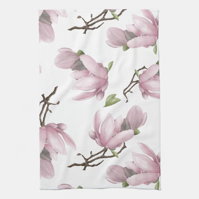 Serviette de cuisine japonaise Magnolia (Vertical)