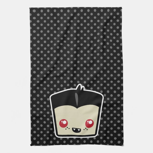 Serviette de cuisine Kawaii Dracula (Vertical)