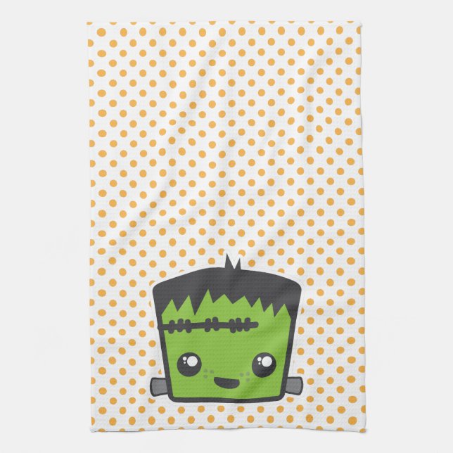 Serviette de cuisine Kawaii Frankenstein (Vertical)