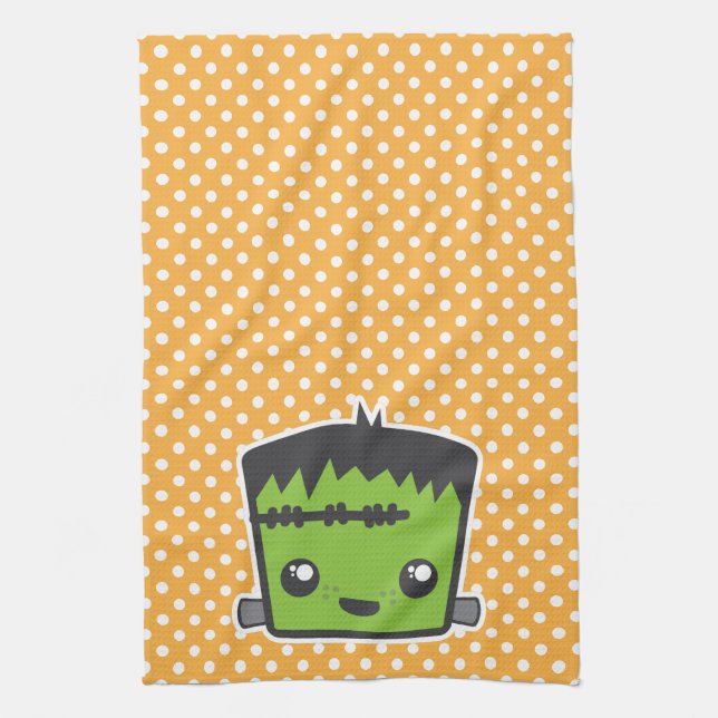 Serviette de cuisine Kawaii Frankenstein (Vertical)