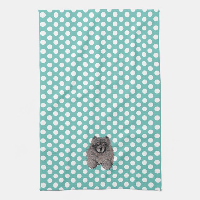 Serviette de cuisine KiniArt Chow (Vertical)