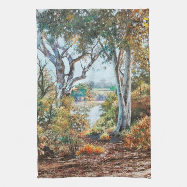 Serviette de cuisine - 'Le paradis et la nature ch (Vertical)