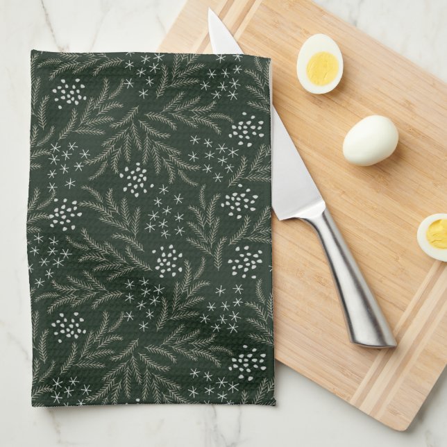 Serviette de cuisine Mistletoe (Quart Plié)
