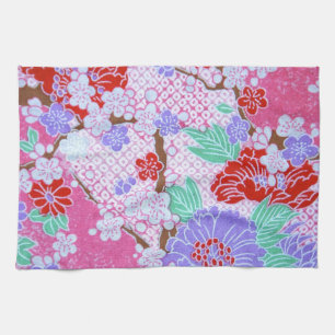 Serviette de cuisine Motif Sakura japonaise