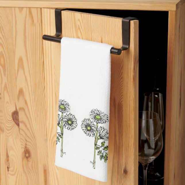 Serviette de cuisine - NGA Blancs (Pliage en tiers)