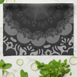 Serviette de cuisine - no. 1 "de mandala foncé"