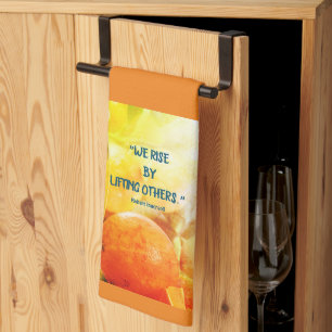 Serviette de cuisine "Nous nous levons en levant l