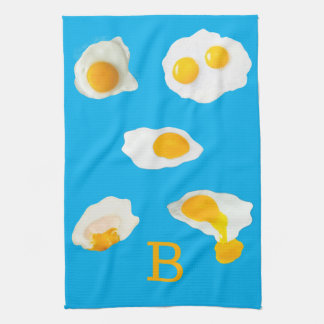 Serviette de cuisine 'Oeufs frits'