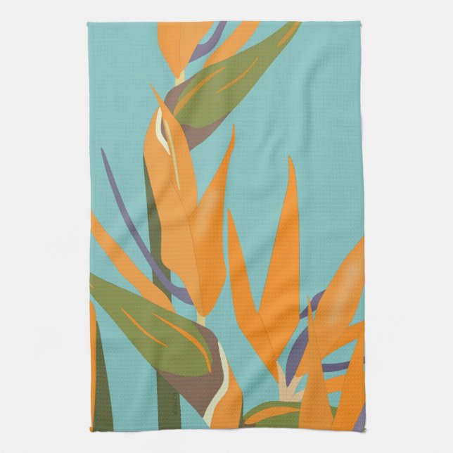 Serviette de cuisine Oiseau du Paradis (Vertical)
