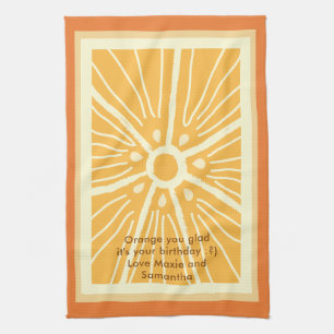 Serviette de cuisine "Orange"