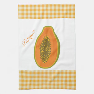 Serviette de cuisine Papaya Plaid