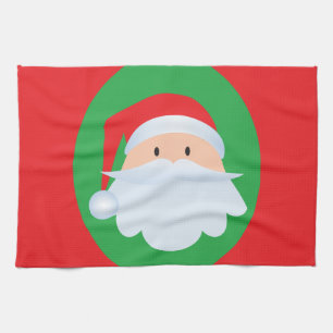 Serviette de cuisine père Noël