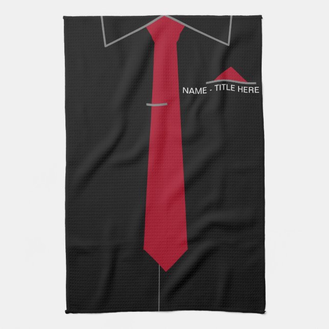 Serviette de cuisine personnalisée Chef (Vertical)