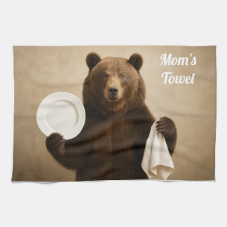 Serviette de cuisine personnalisée pour l'ours de