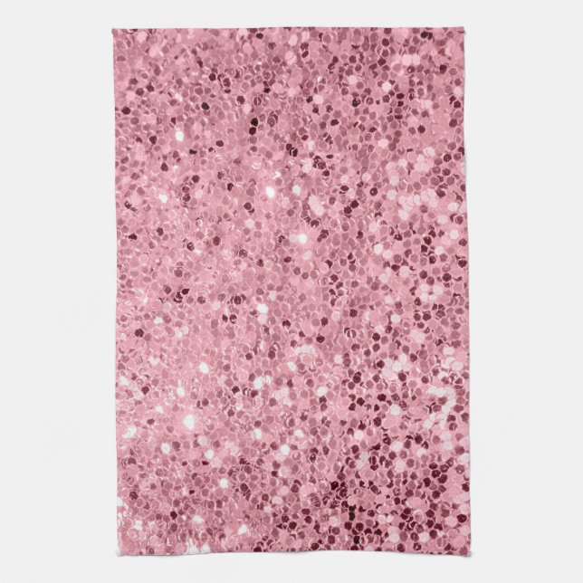 Serviette de cuisine personnalisée Rose Parties sc (Vertical)