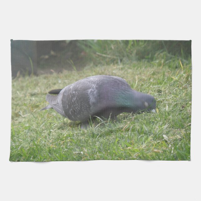 Serviette de cuisine Pigeon couchage (Horizontal)