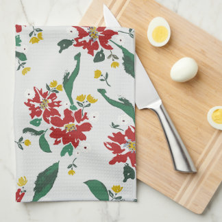 Serviette de cuisine Poinsettias pour toutes les s