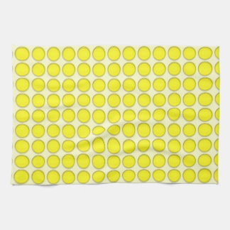 Serviette de cuisine - Points Jaunes