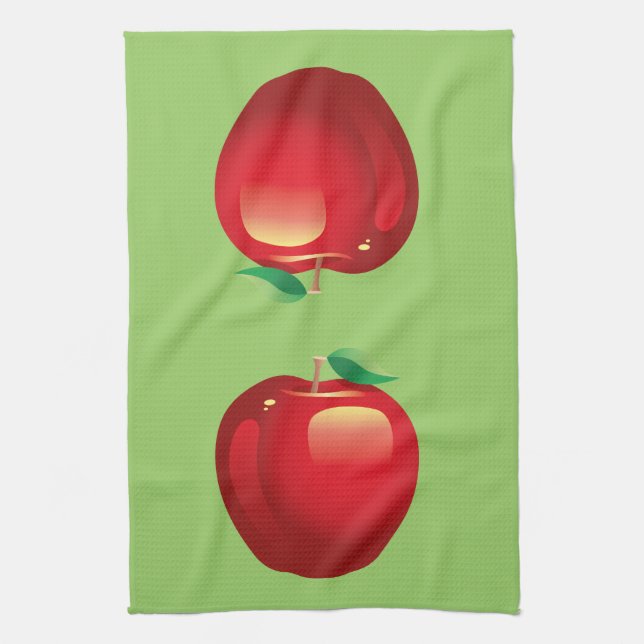 Serviette de cuisine Pomme Rouge (Vertical)
