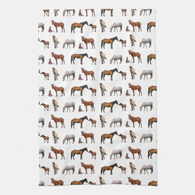 Serviette de cuisine Pony Party (choisir la couleu (Vertical)