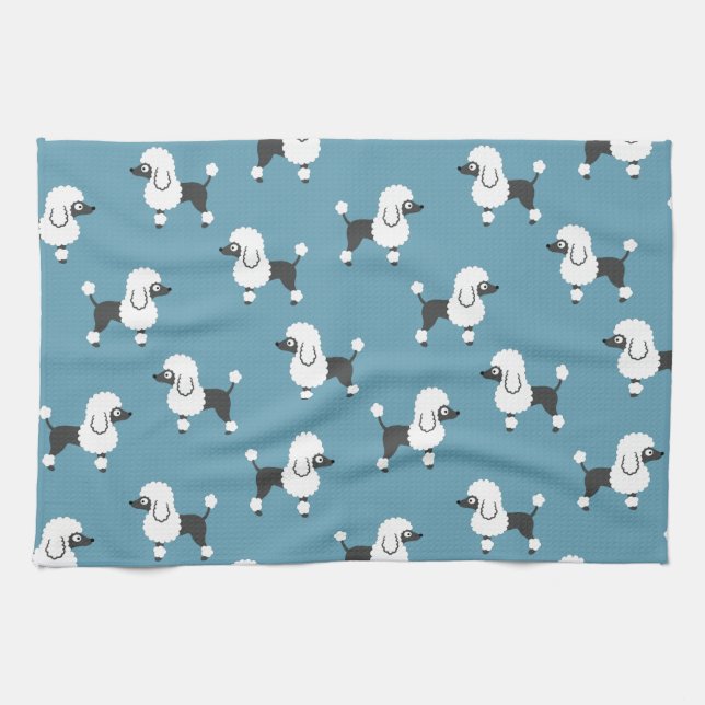 Serviette de cuisine pour caniche (Horizontal)