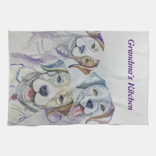 Serviette de cuisine pour chien / chiot personnali