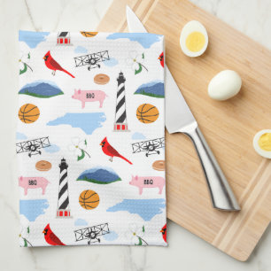 Serviette de cuisine pour icônes de Caroline du No