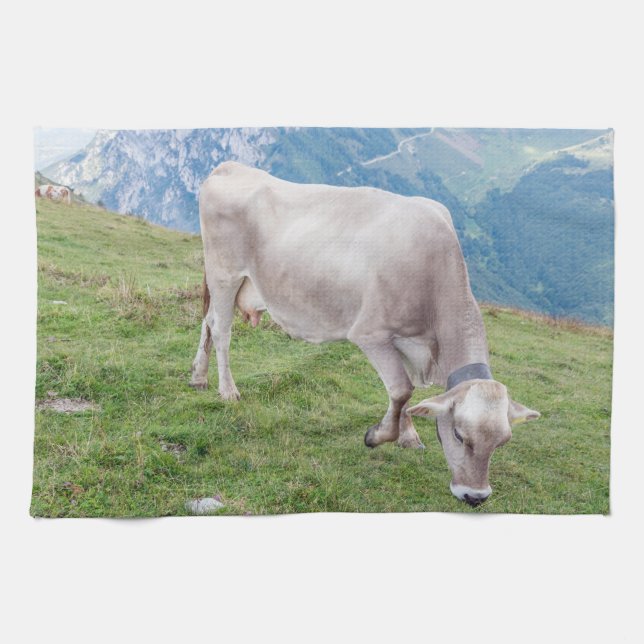 Serviette de cuisine pour vache (Horizontal)