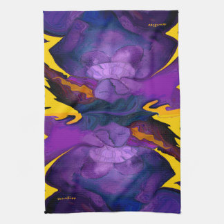 Serviette de cuisine pourpre de brume