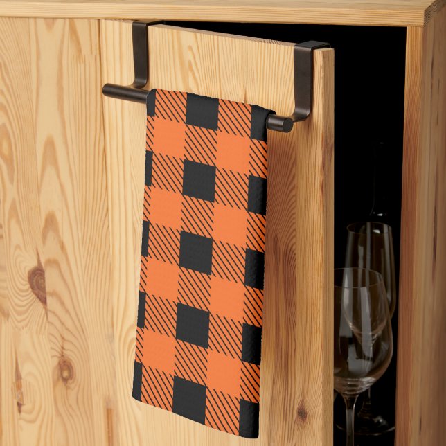 Serviette de cuisine préchargée Halloween (Pliage en tiers)