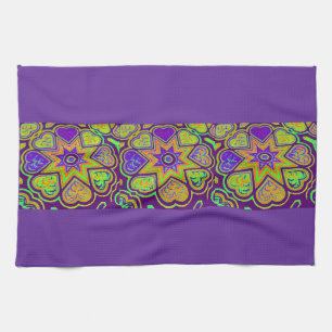 Serviette de cuisine 'Purple Passion'