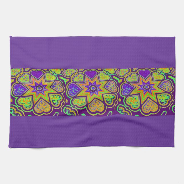 Serviette de cuisine 'Purple Passion' (Horizontal)