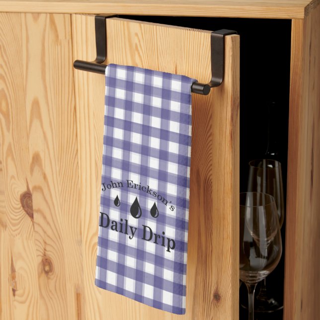 Serviette de cuisine quotidienne EN VICHY (Pliage en tiers)